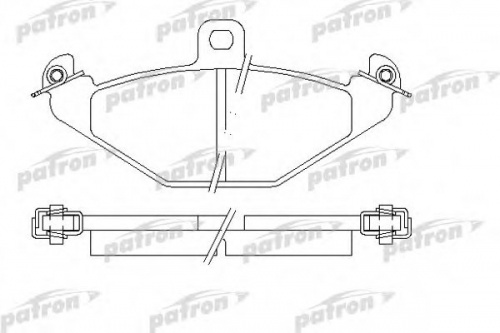 Колодки торм RENAULT ESPACE задн PATRON GDB1041