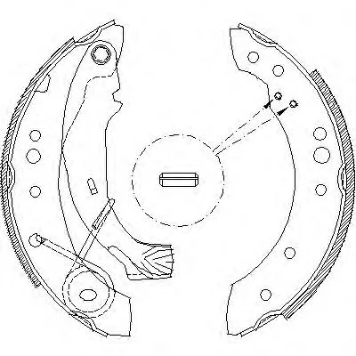 Колодки торм CITROEN C3 зад RH GS8467