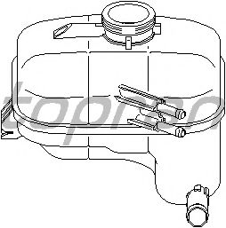 Бачок расширительный OPEL ASTRA H LORO