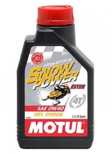 Масло мот MOTUL SNOWPOWER 4T 0W40 1L