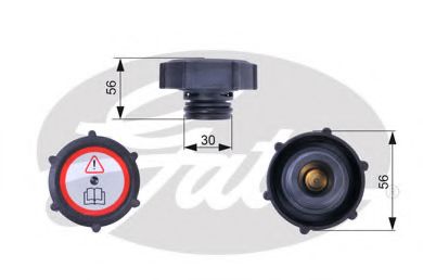Крышка расш бачка FORD TRANSIT STELLOX