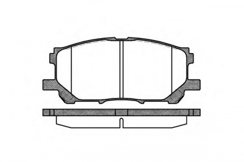 Колодки торм LEXUS RX300 пер ZEKKERT GDB3338=GDB3397=2103900