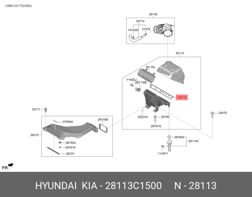 Фильтр возд KIA OPTIMA OE