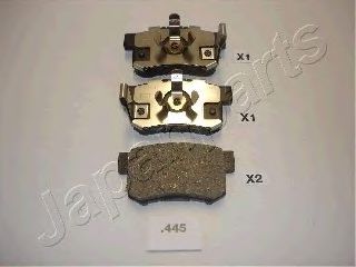 Колодки торм HONDA ACCORD 08-/CR-V 05- зад JP GDB3438=232504