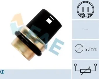 Датчик темп. ОЖ VW FAE 33610