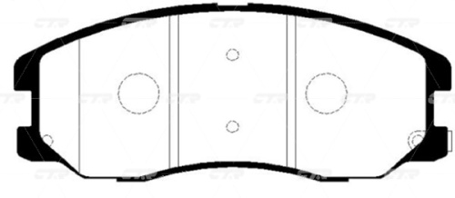 Колодки торм CHEVROLET CAPTIVA/OPEL ANTARA пер CTR GDB1715