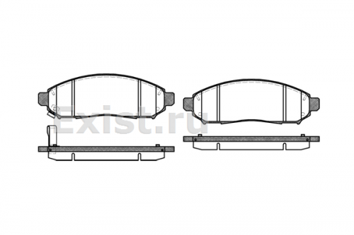 Колодки торм NISSAN NAVARA/PATFINDER пер REMSA GDB3404