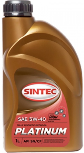 Масло мот SINTEC 5W40 SN/CF 1L