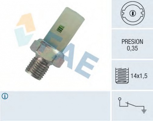 Датчик давл масла RENAULT FAE 12370