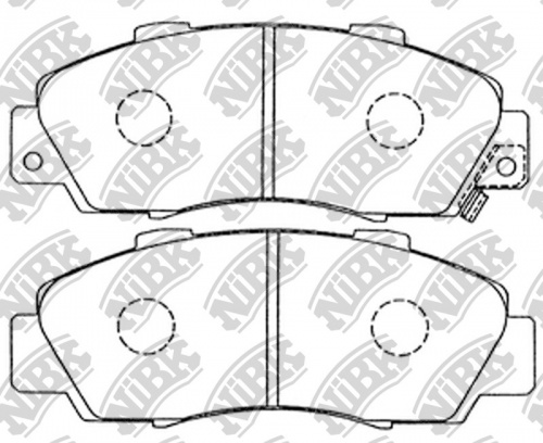 Колодки торм HONDA CR-V I пер NiBK GDB995