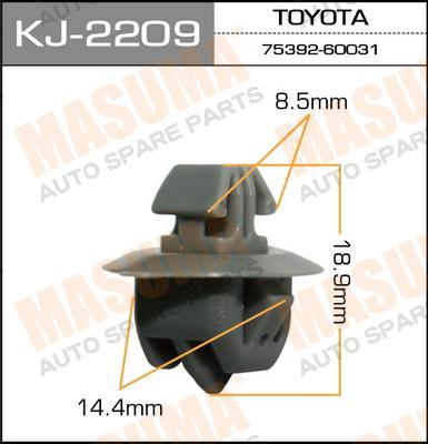 Пистон TOYOTA MASUMA (молдингов/серый)