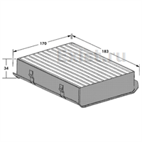 Фильтр салона VW/SEAT/CHERY AMULET UFI CU2038=LA19