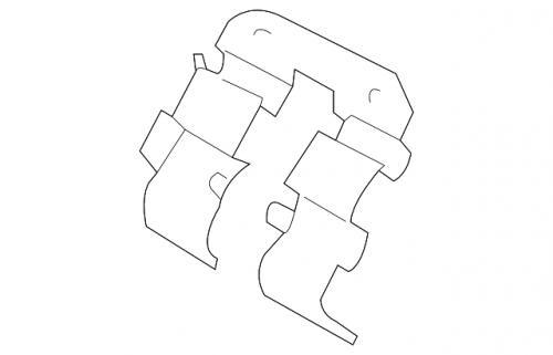 Р/к колодок HYUNDAI SOLARIS зад OE (пластина колодок)
