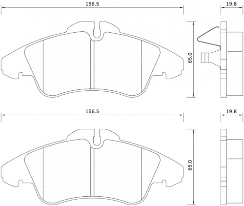 Колодки торм MB SPRINTER-VITO/VW LT пер ZEKKERT GDB1220=257800