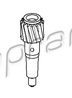 Шестерня привода спидометра VAG HP (красн/15z)