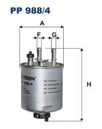 Фильтр топл RENULT LAGUNA FILTRON WK9022=KL834