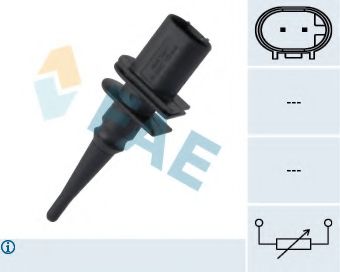 Датчик темп. НВ BMW E87/E46/E90/E91/E39/E60/E61/E63/E64/E65/E66/E83/E85/E53 ERA 33169=26015