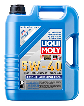 Масло мот LM 5W40 Leichtlauf High Tech 5L (CF/SN/A3/B4/Longlife-01/MB229.5/502.00/505.00)