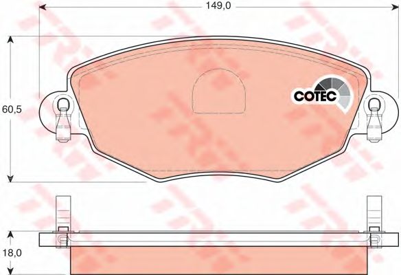 Колодки торм FORD MONDEO III пер ZEKKERT GDB1434