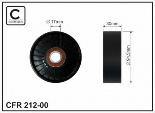 Ролик привод HYUNDAI SOLARIS/KIA CEED CAFFARO VKM64019