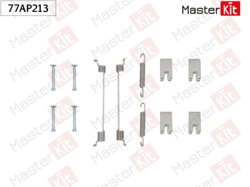 Р/к колодок FORD FOCUS II/CONNECT зад бараб MASTERKIT