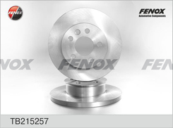 Диск торм VW Т4 90-96 пер 15" невент FENOX DF2665 (282x18)