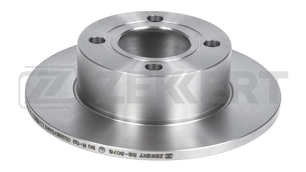Диск торм AUDI 80/90/100 86-95 зад ZEKKERT DF1526