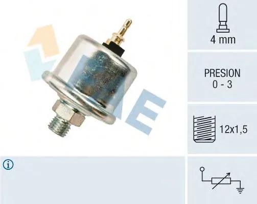 Датчик давл масла MB OM102.982 FAE