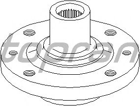 Ступица колеса RENAULT SYMBOL/CLIO II пер HP 09322=9421001