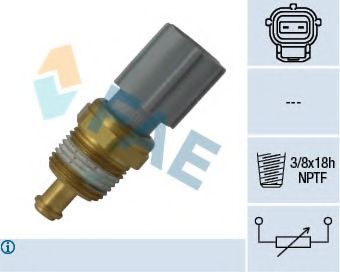 Датчик темп. ОЖ FORD FOCUS FAE 33734