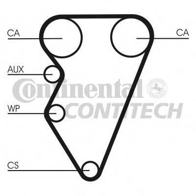 Ремень ГРМ ROVER 200-400 1.4-1.6 16v CONTITECH