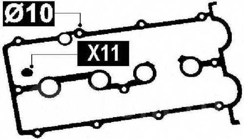 Прокладка клап. крышки MAZDA 323/626 1.8-2.0 16v REINZ