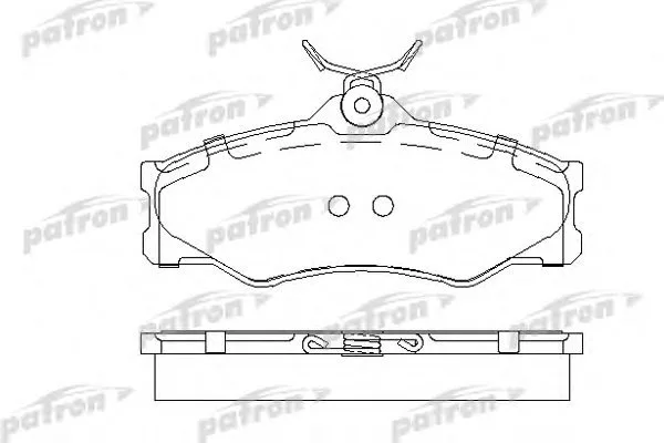 Колодки торм VW T2/T3 82-91 пер PATRON GDB399=222300