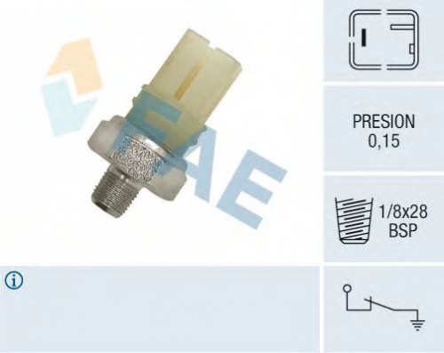 Датчик давл масла NISSAN FAE