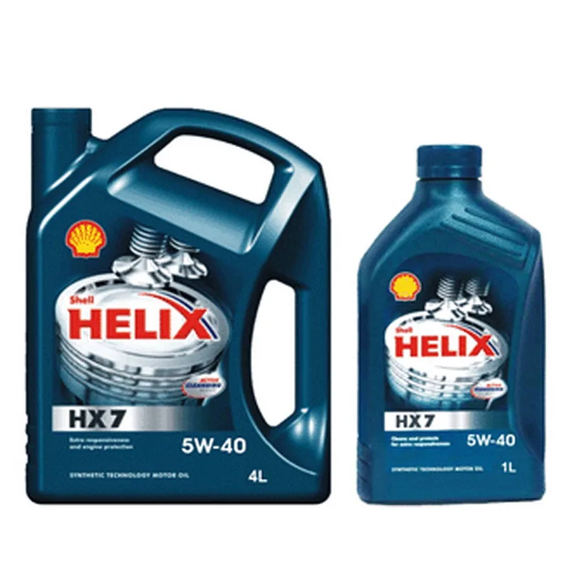 Масло мот SHELL 5W40 HX7 4L (полусинтетика)