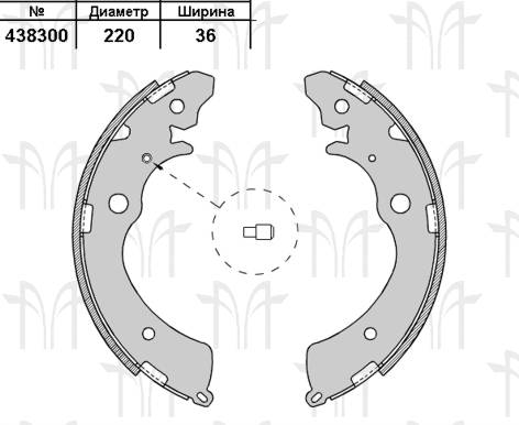Колодки торм HONDA CR-V I зад RH GS8559