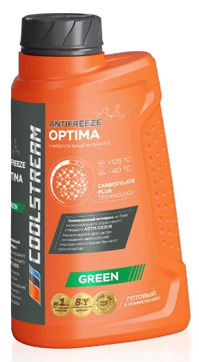 Антифриз COOLSTREAM готовый зеленый COOLSTREAM 1L