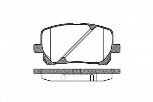 Колодки торм TOYOTA пер REMSA GDB3315=295400