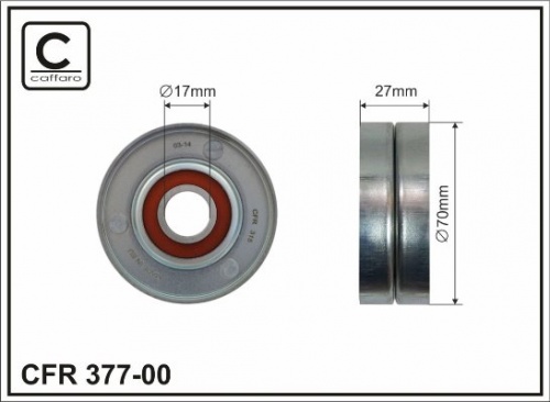 Ролик привод NISSAN CAFFARO VKM62025 (отдельно ролик)