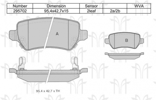 Колодки торм KIA CEED 12-/VENGA/SOUL/ix20 зад SANGSIN GDB3585=GDB1515