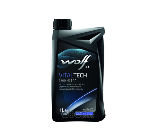 Масло мот WOLF VITALTECH 0W30 V 1L СИНТЕТИКА ACEA: A5/B5-10 API: SL/CF Volvo последнего поколения