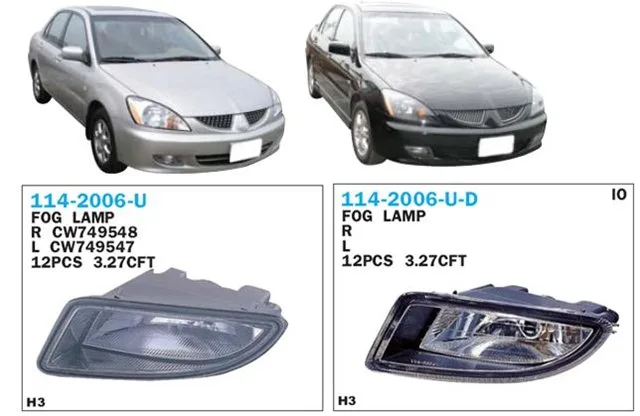 Фара п/т MITSUBISHI LANCER XI 03-05 лев DEPO