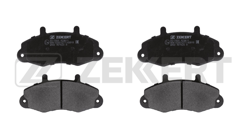 Колодки торм FORD TRANSIT 91-00 пер 14" ZEKKERT GDB1572 (+PFK340)