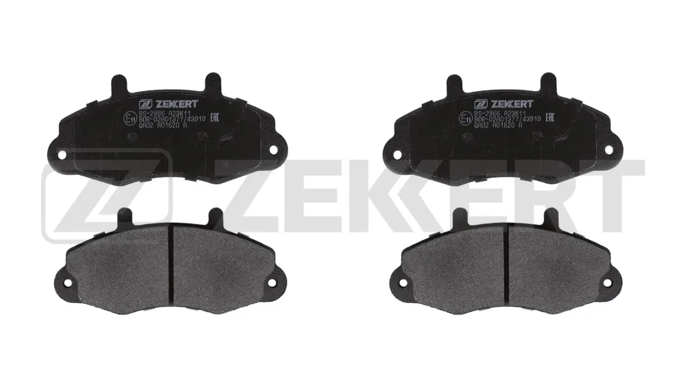 Колодки торм FORD TRANSIT 91-00 пер 14" ZEKKERT GDB1572 (+PFK340)