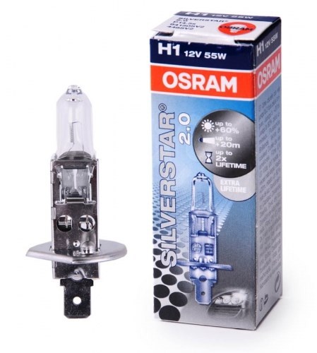 Автолампа H1 OSRAM NIGHT SILVER STAR 2.0