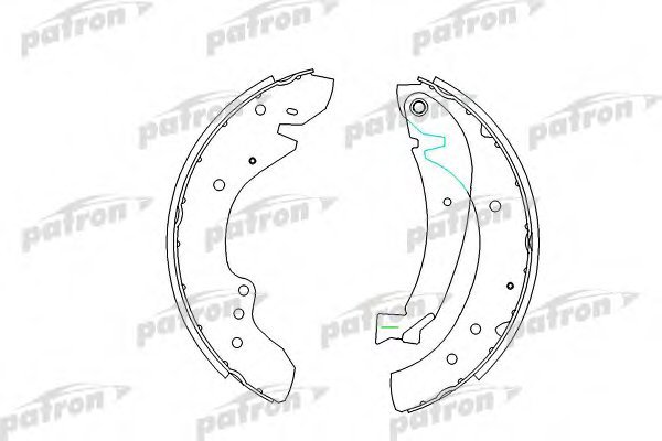 Колодки торм FIAT DUCATO 94-02 10-14 зад бараб PATRON GS8545
