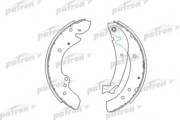 Колодки торм FIAT DUCATO 94-02 10-14 зад бараб PATRON GS8545