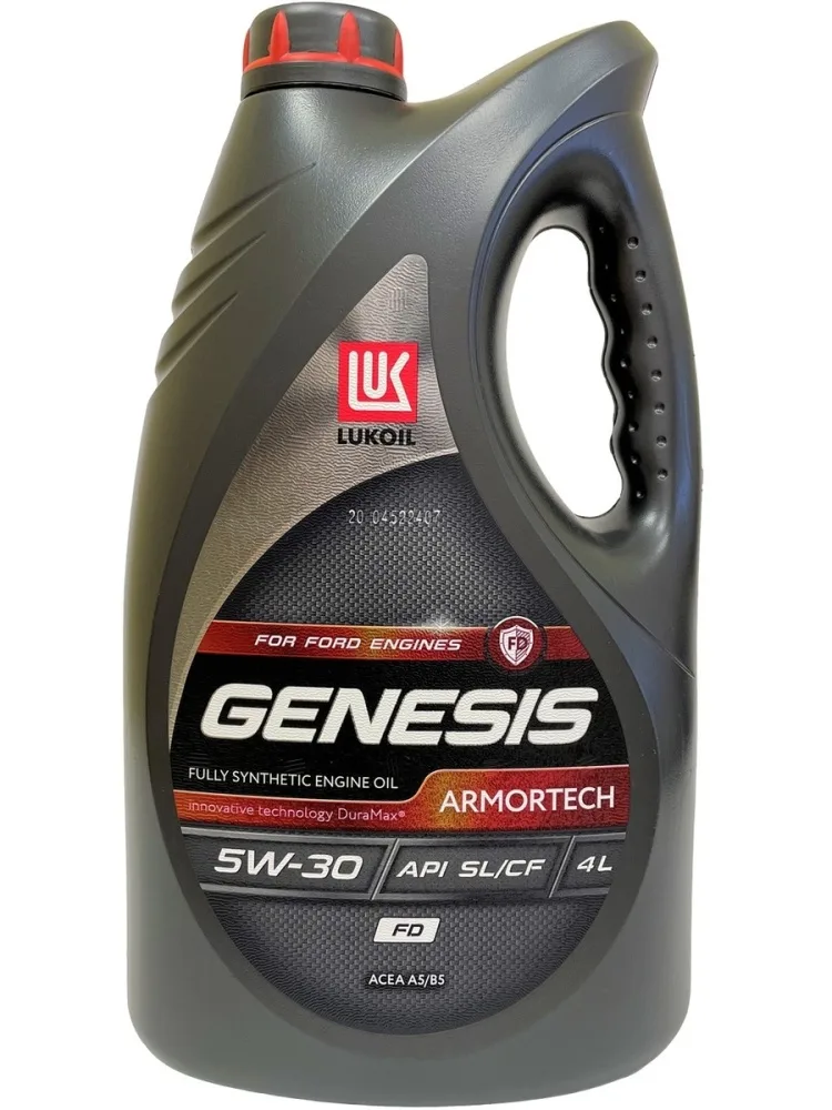 Масло мот ЛУКОЙЛ 5W30 Genesis Armortech FORD A5/B5 4L