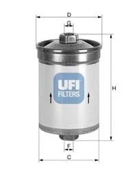 Фильтр топл VAG UFI WK834/1=WK853