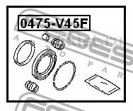 Р/к суппорта MITSUBISHI LANCER X/OUTLANDER пер OE 0475-V45F=D4296